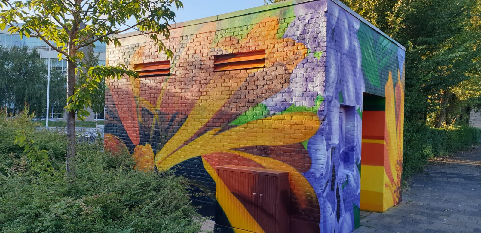 Untitled mural, photo from The Hague Muurschilderingen