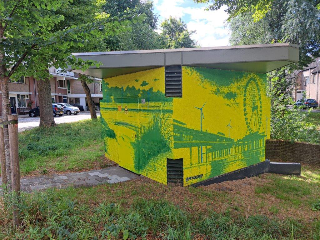Untitled mural, photo from The Hague Muurschilderingen