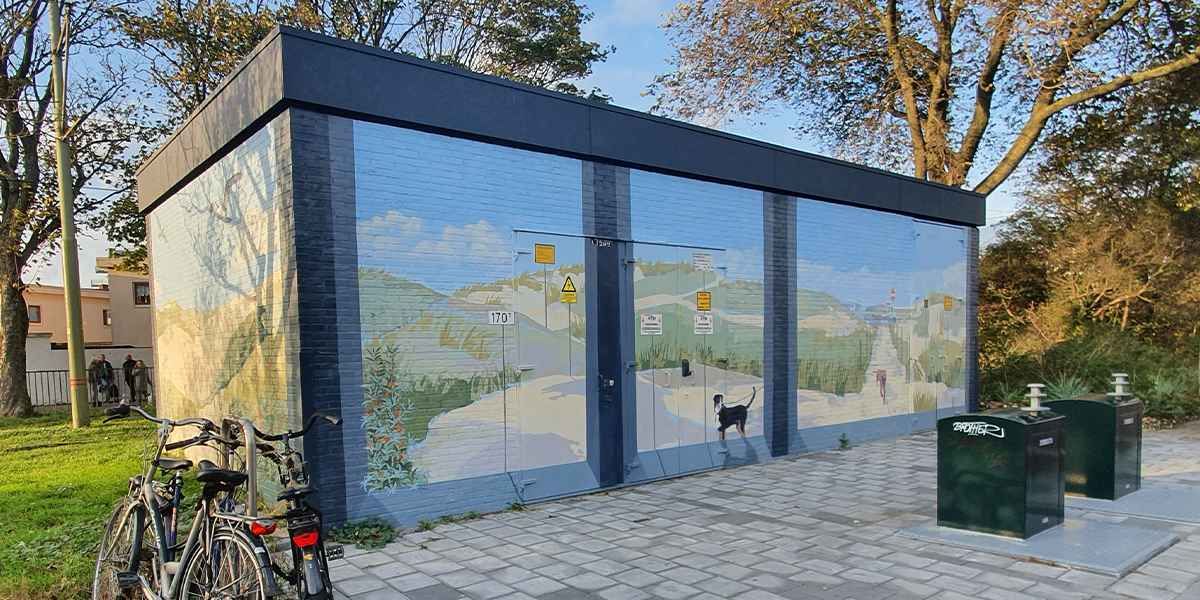 Untitled mural, photo from The Hague Muurschilderingen