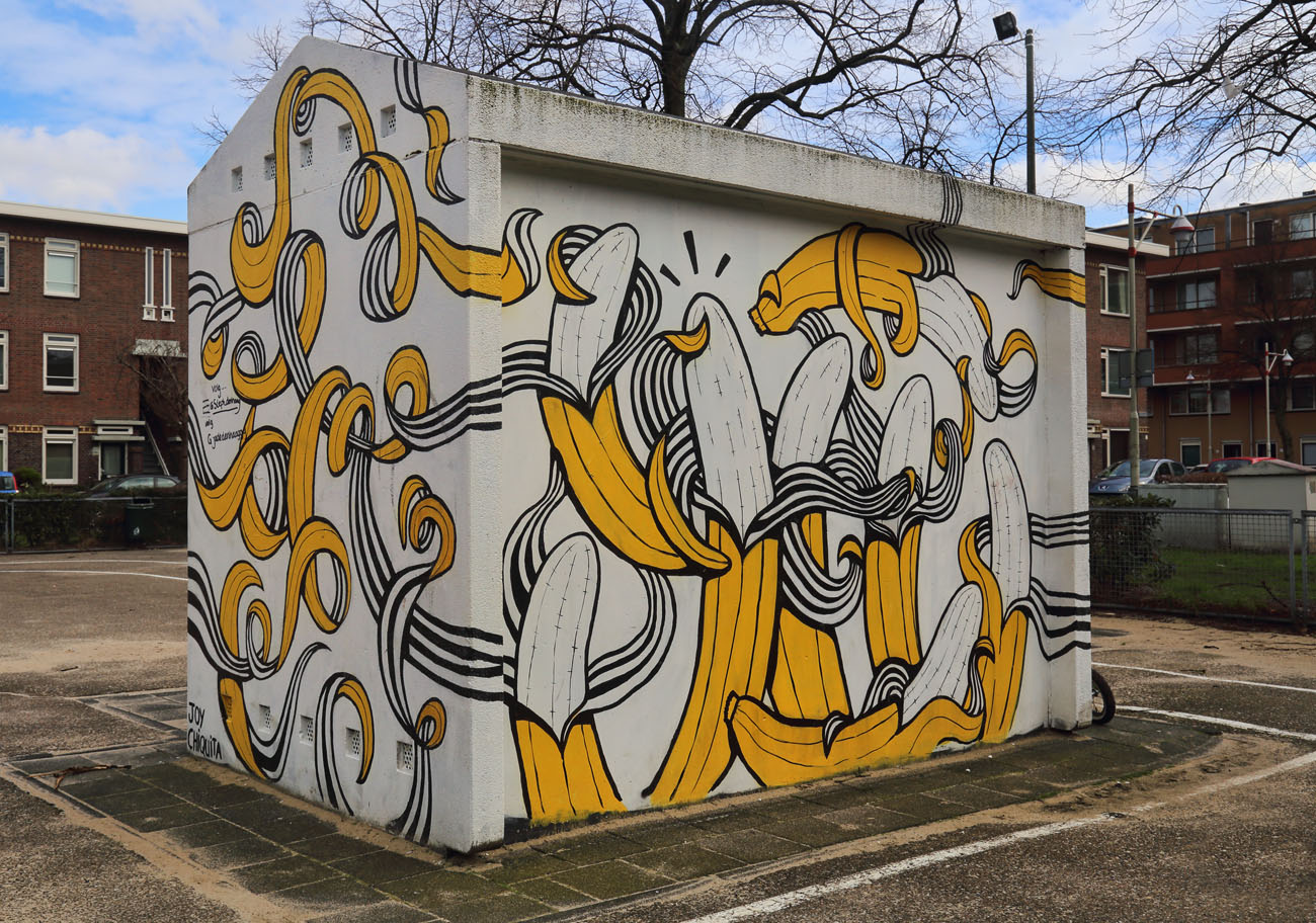 Untitled mural, photo from The Hague Muurschilderingen