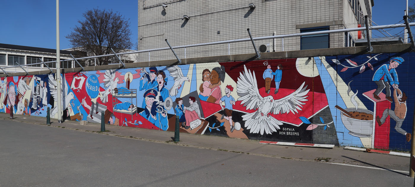 Untitled mural, photo from The Hague Muurschilderingen