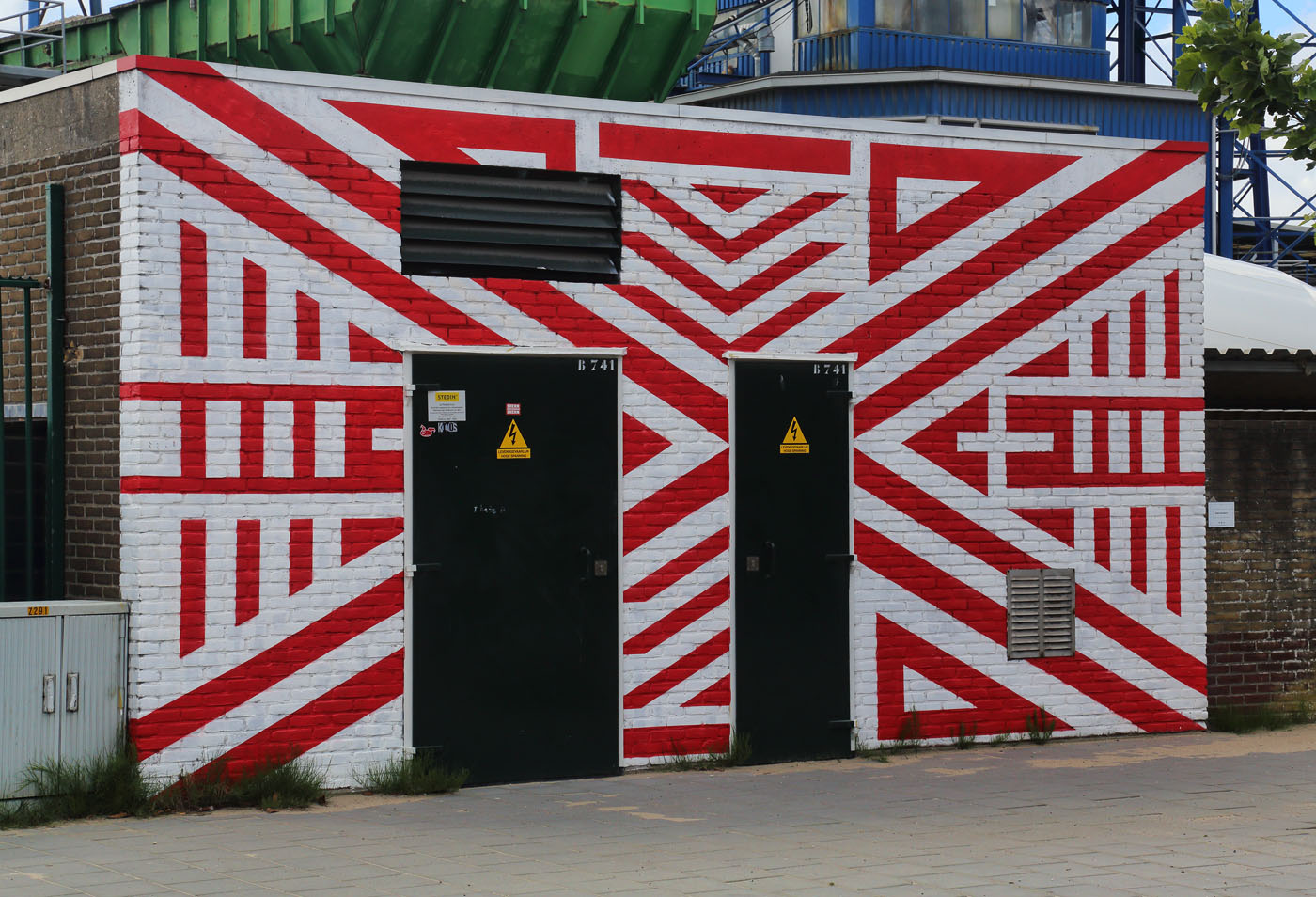 Untitled mural, photo from The Hague Muurschilderingen