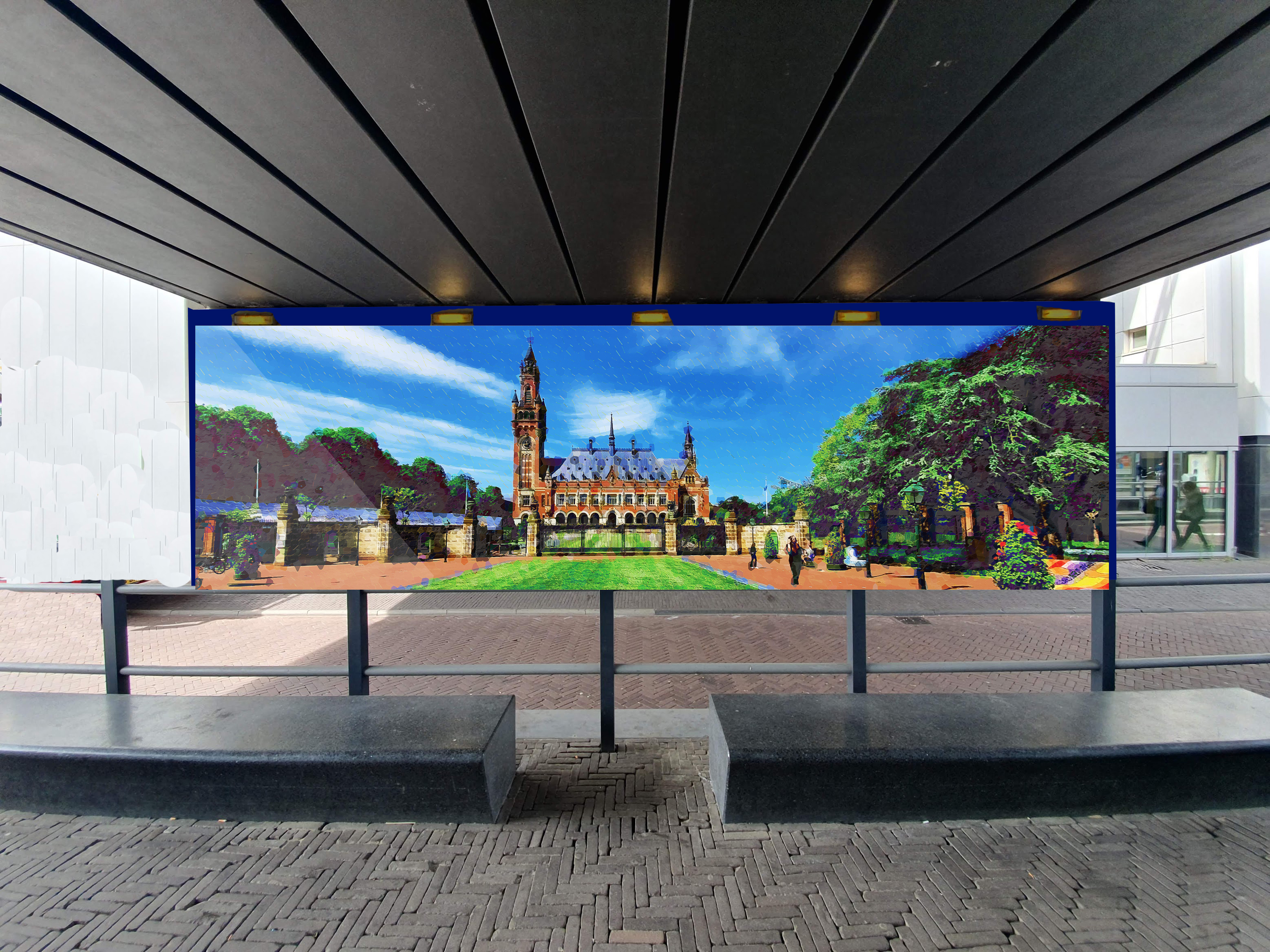 Untitled mural, photo from The Hague Muurschilderingen