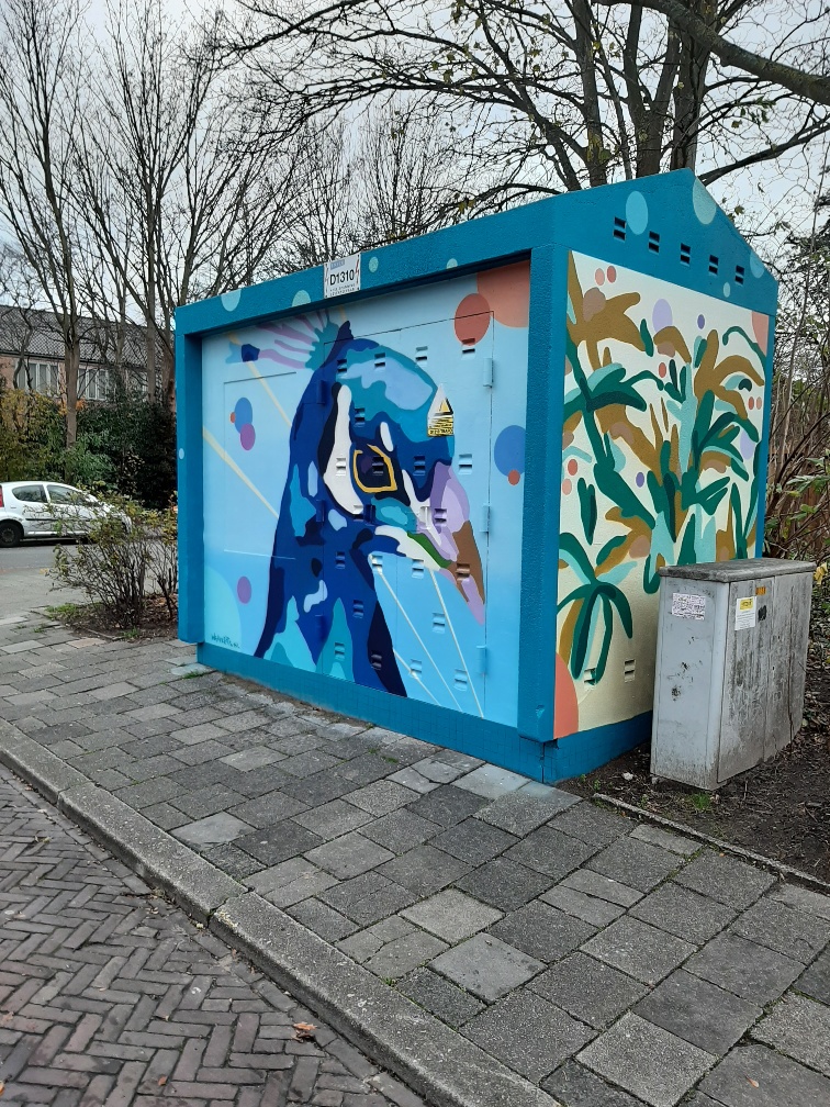 Untitled mural, photo from The Hague Muurschilderingen