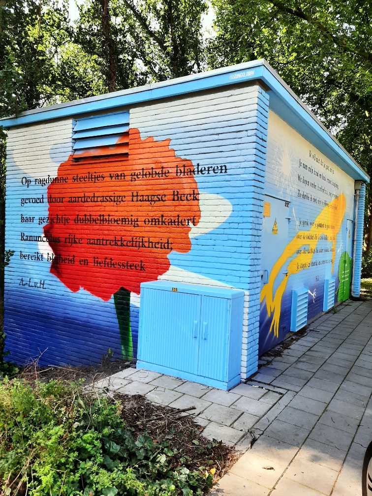 Untitled mural, photo from The Hague Muurschilderingen