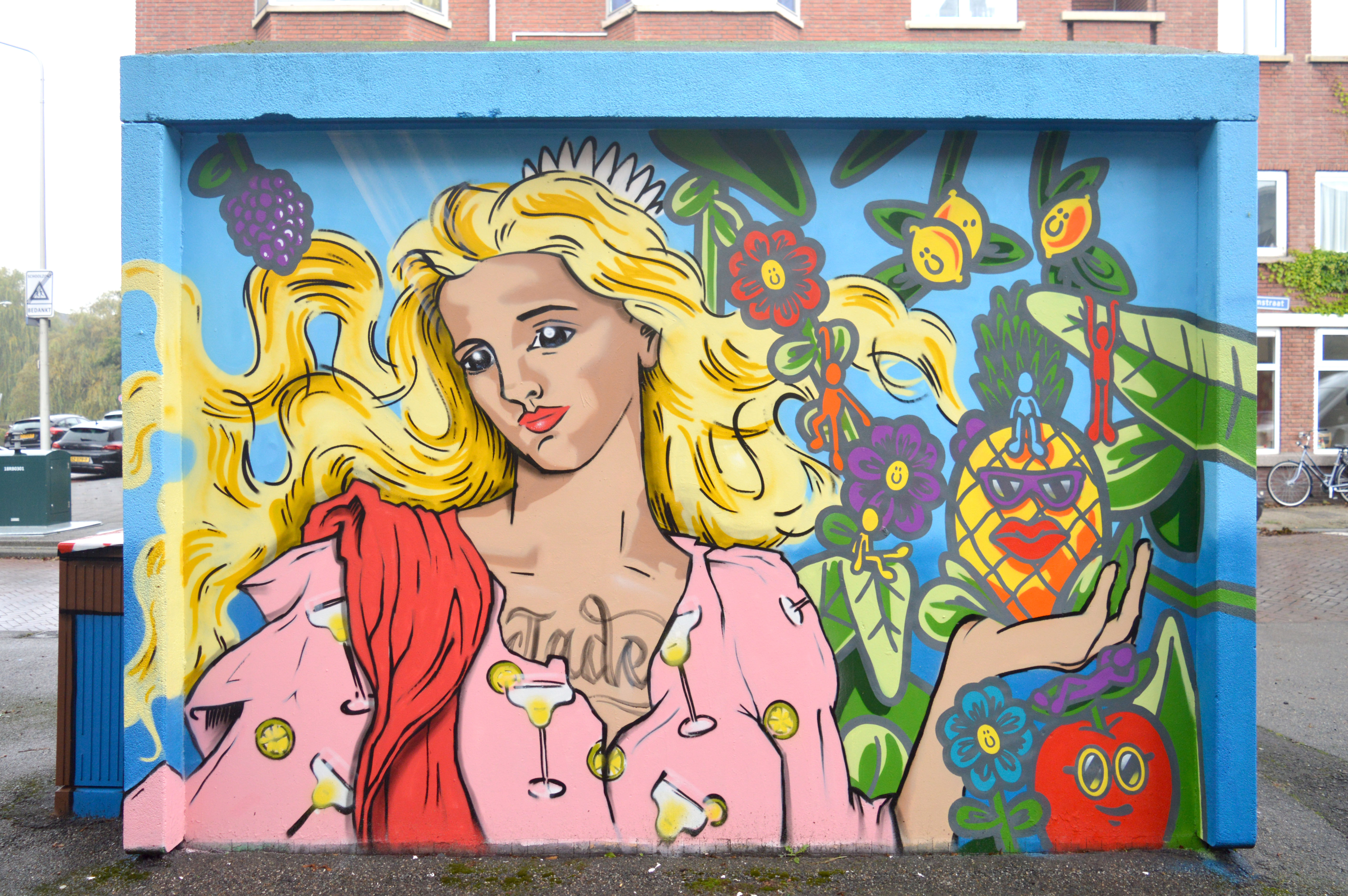 Untitled mural, photo from The Hague Muurschilderingen