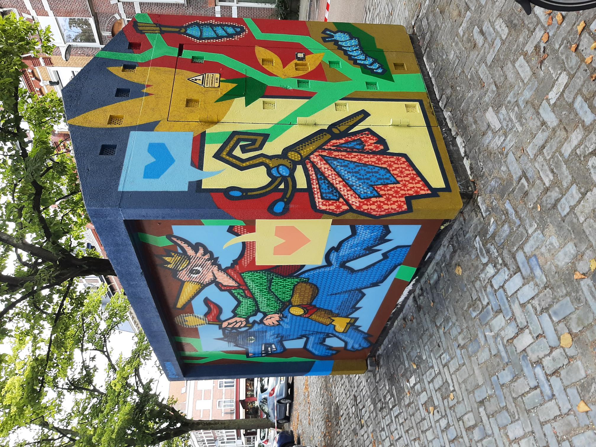 Untitled mural, photo from The Hague Muurschilderingen