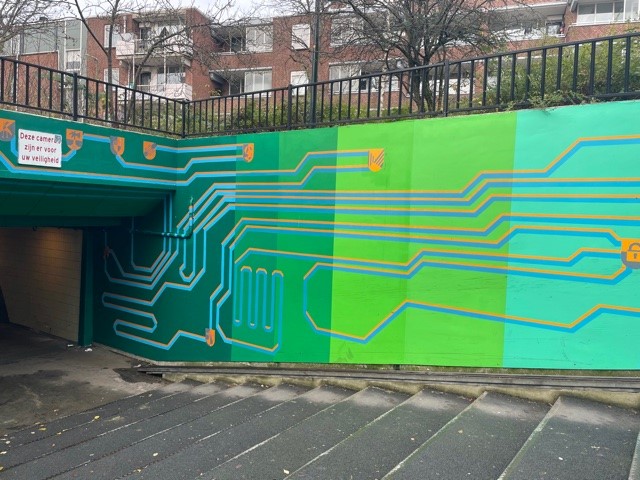 Untitled mural, photo from The Hague Muurschilderingen